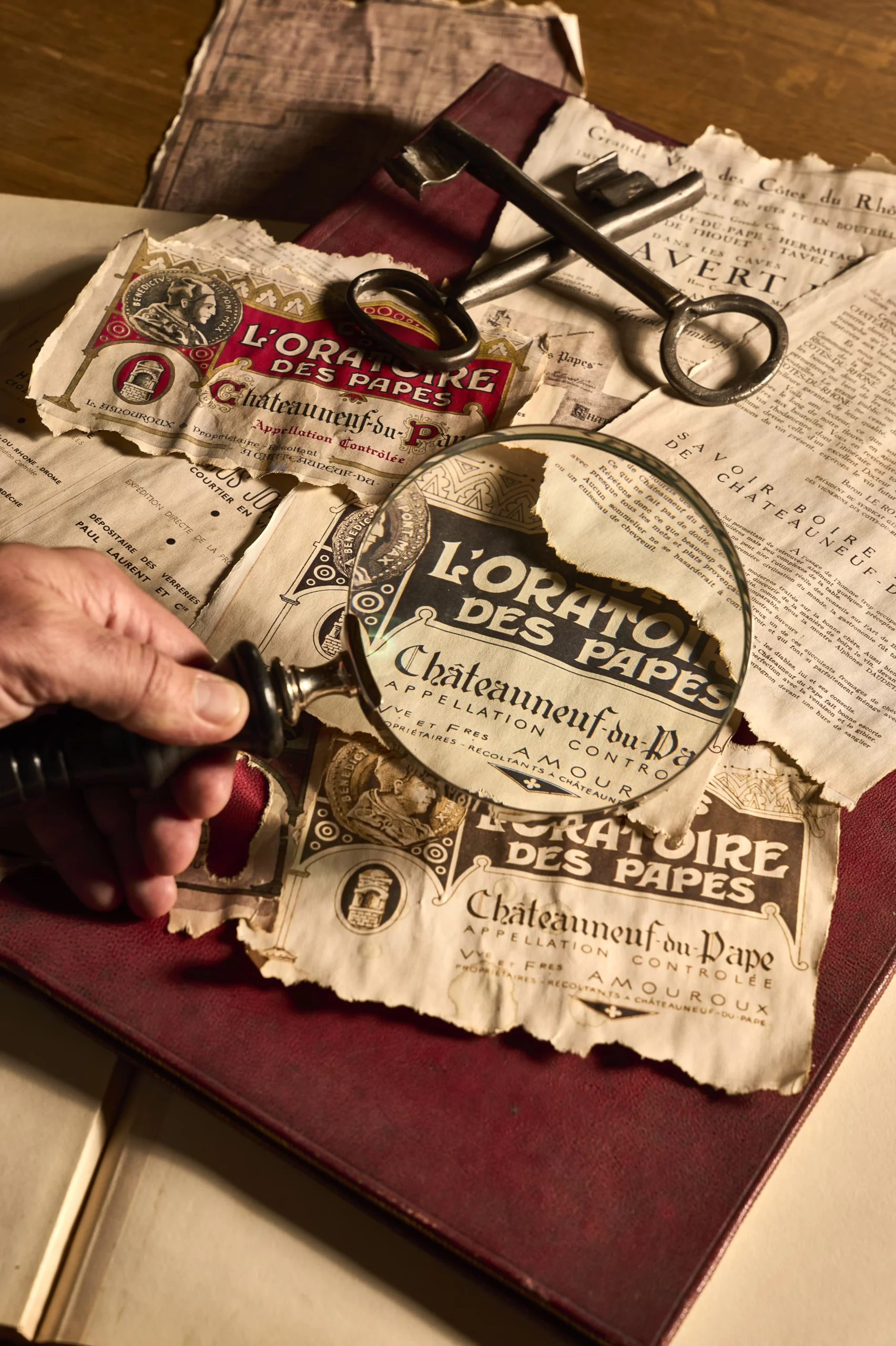 Vallée du Rhône - Heritage - Clos de l'oratoire des papes - signature